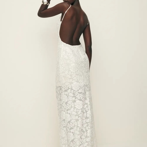 Reformation Sorin Dress Ivory - Size 2 - Picture 8 of 9